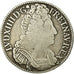 Coin, France, Louis XIV, Ecu aux 3 couronnes, 1709, Rennes, VF(20-25), Silver