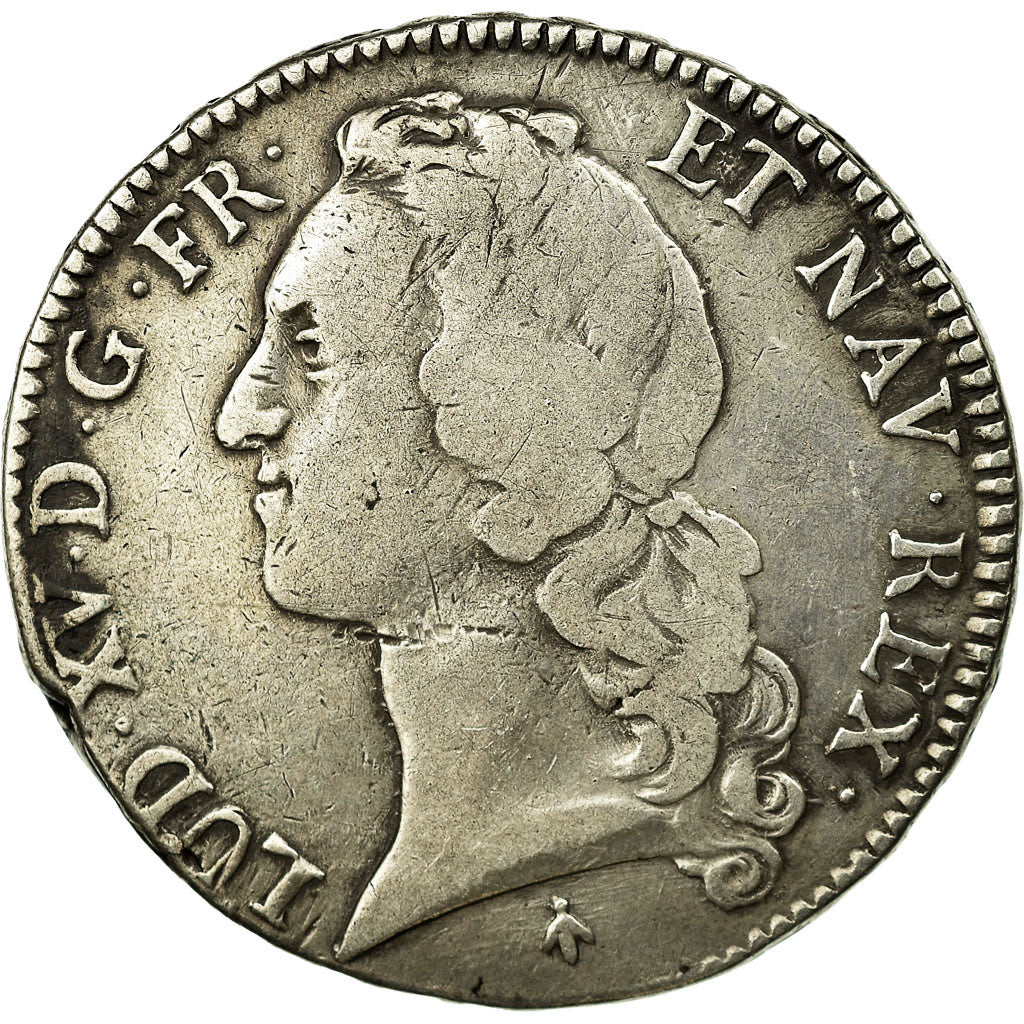 Moneta, Francja, Louis XV, Écu au bandeau, 1765, Toulouse, VF(20-25), Srebro