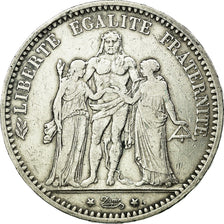 Monnaie, France, Hercule, 5 Francs, 1874, Bordeaux, TB+, Argent, Gadoury:745a