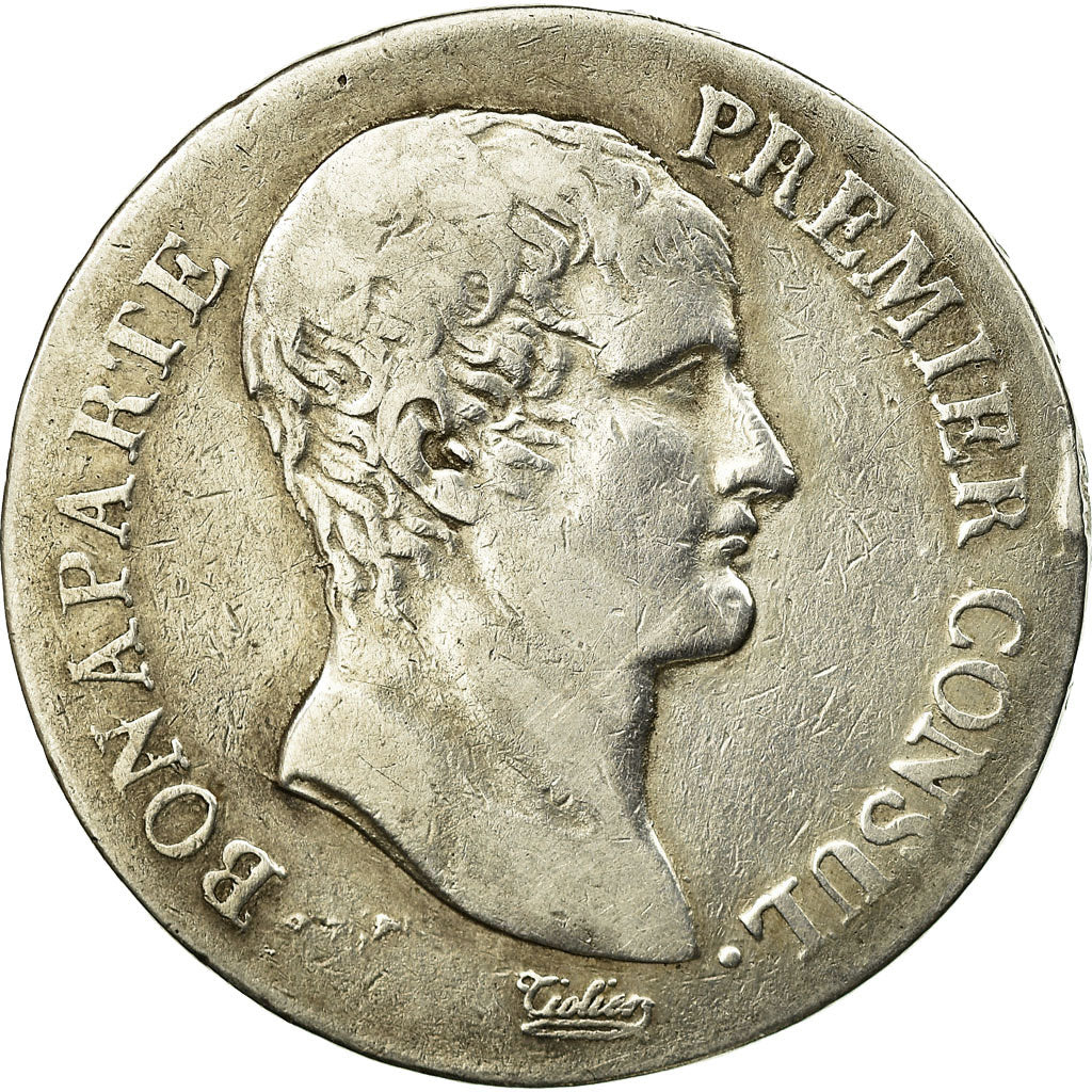 Coin, France, Napoléon I, 5 Francs, An 12 (1804), Paris, VF(30-35), Silver