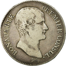 Moneda, Francia, Napoléon I, 5 Francs, An XI, Paris, BC+, Plata, KM:650.1