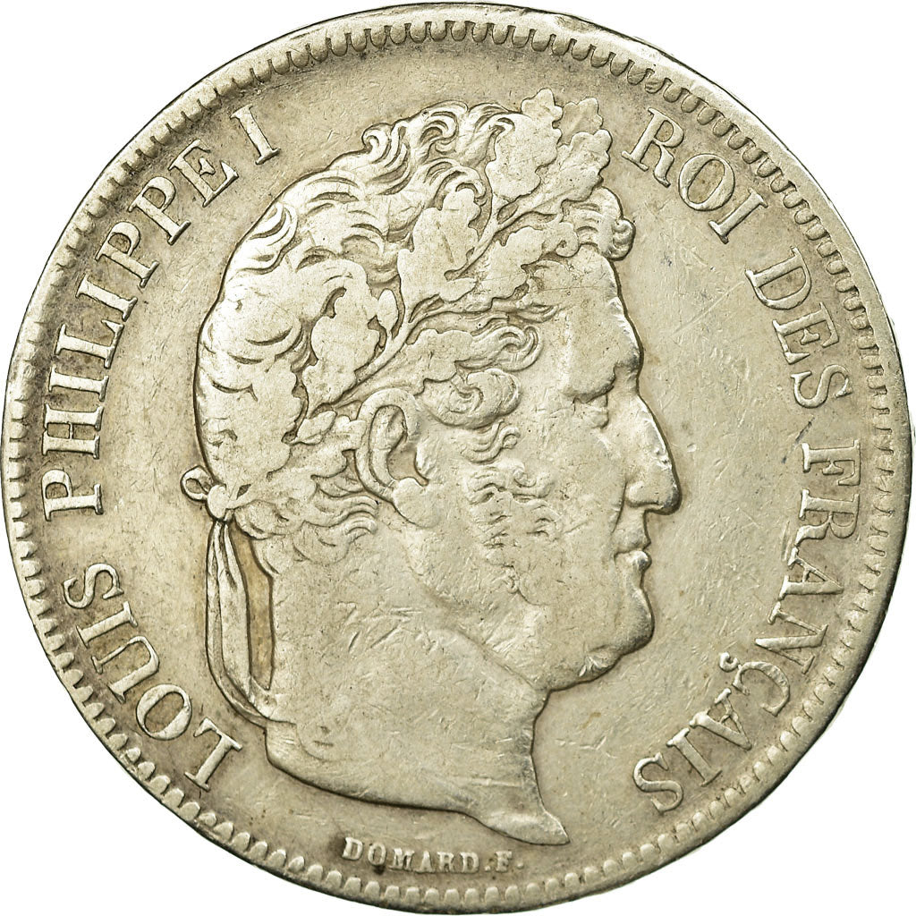 Monnaie, France, Louis-Philippe, 5 Francs, 1841, Lille, TB+, Argent