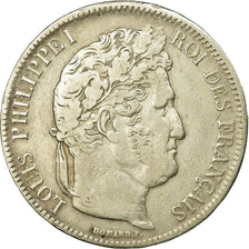Monnaie, France, Louis-Philippe, 5 Francs, 1841, Lille, TB+, Argent