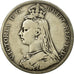 Coin, Great Britain, Victoria, Crown, 1890, VF(20-25), Silver, KM:765