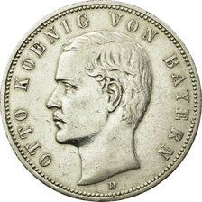 Coin, German States, BAVARIA, Otto, 5 Mark, 1903, Munich, EF(40-45), Silver