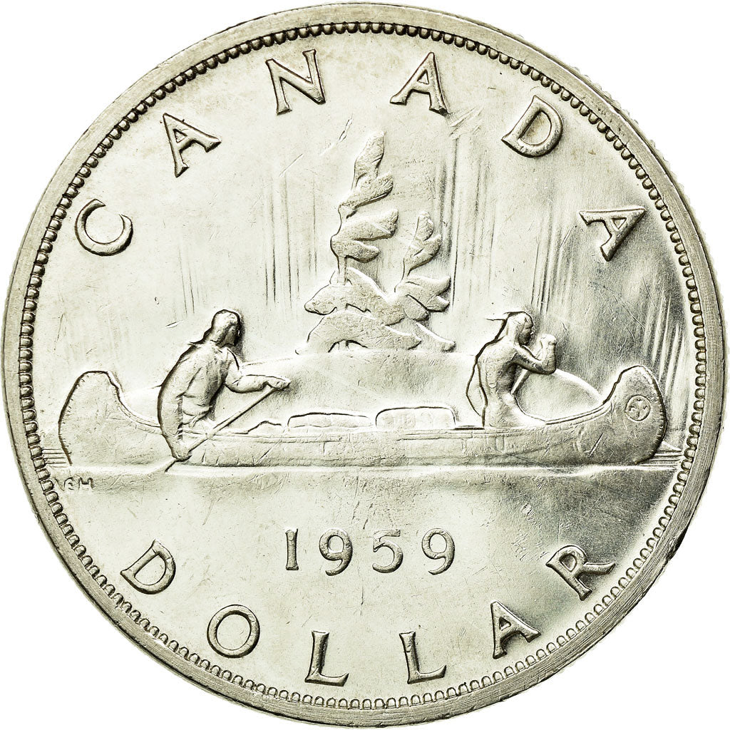 Coin, Canada, Elizabeth II, Dollar, 1959, Royal Canadian Mint, Ottawa
