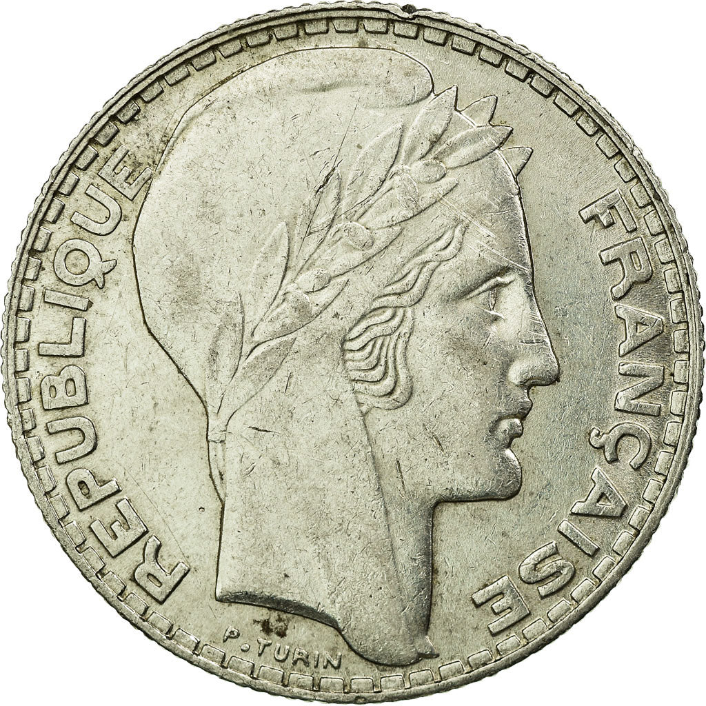Coin, France, Turin, 10 Francs, 1934, Paris, EF(40-45), Silver, KM:878
