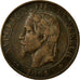 Munten, Frankrijk, Napoleon III, Napoléon III, 5 Centimes, 1861, Strasbourg