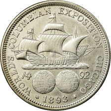 Coin, United States, Half Dollar, 1893, U.S. Mint, Philadelphia, AU(50-53)