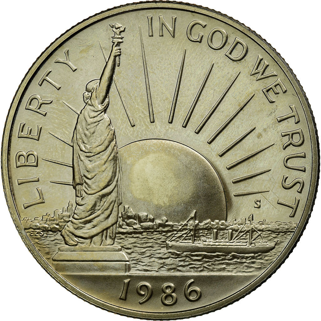 Coin, United States, Half Dollar, 1986, U.S. Mint, San Francisco, MS(64)