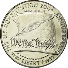 Coin, United States, Dollar, 1987, U.S. Mint, Philadelphia, MS(64), Silver