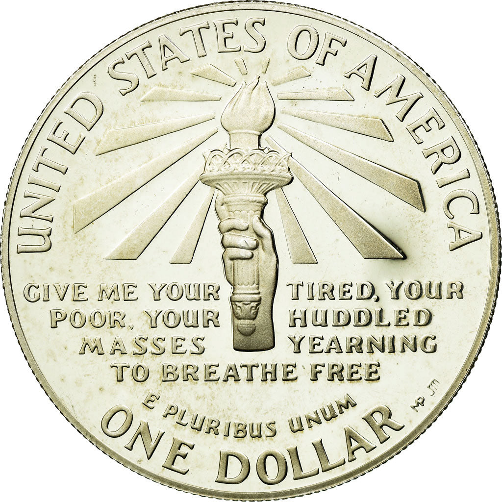 Coin, United States, Dollar, 1986, U.S. Mint, San Francisco, MS(64), Silver