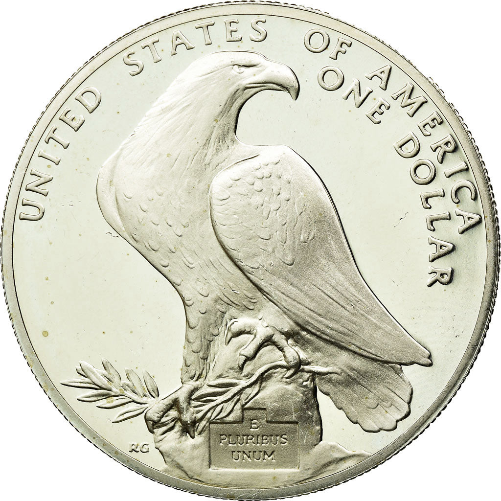 Coin, United States, Dollar, 1984, U.S. Mint, San Francisco, MS(64), Silver
