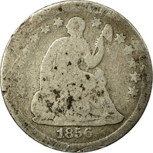 Coin, United States, Seated Liberty Half Dime, Half Dime, 1856, Philadelphia