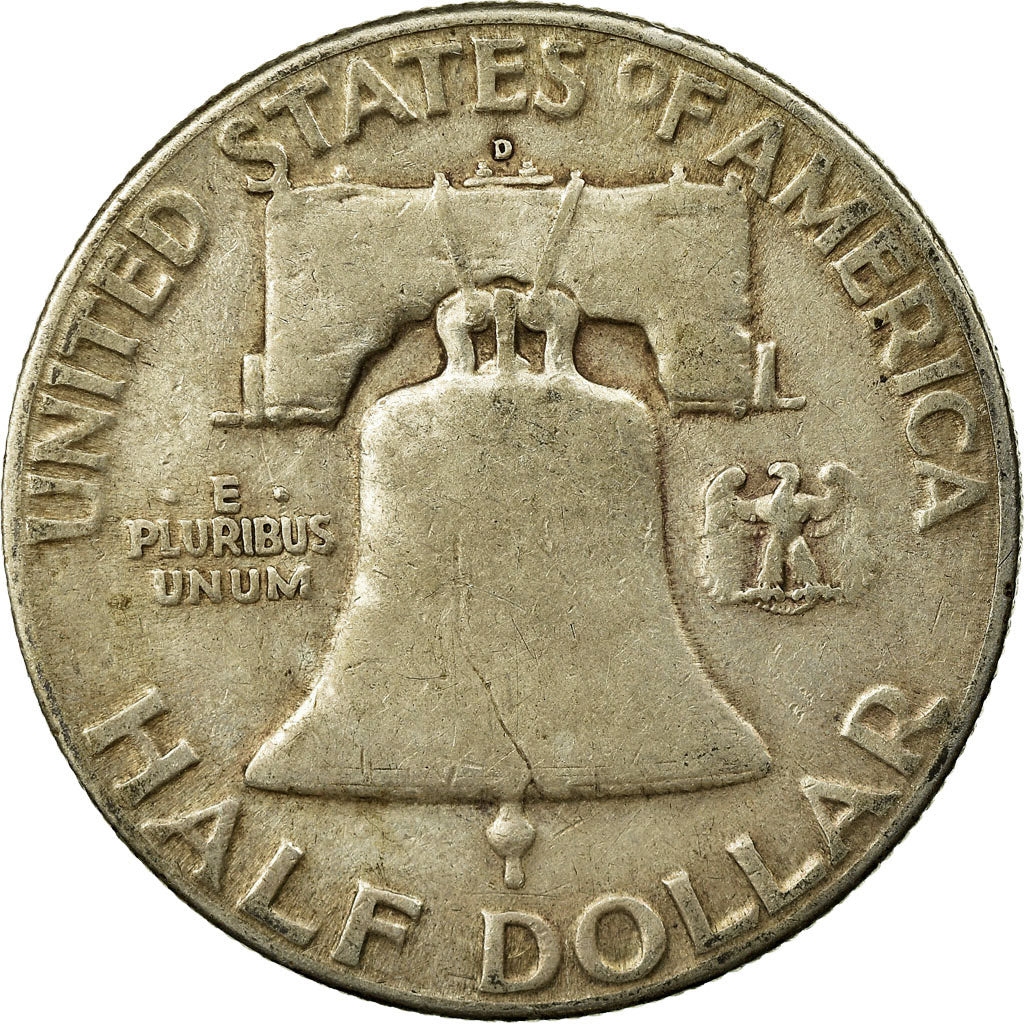 Coin, United States, Franklin Half Dollar, Half Dollar, 1948, Denver, VF(30-35)