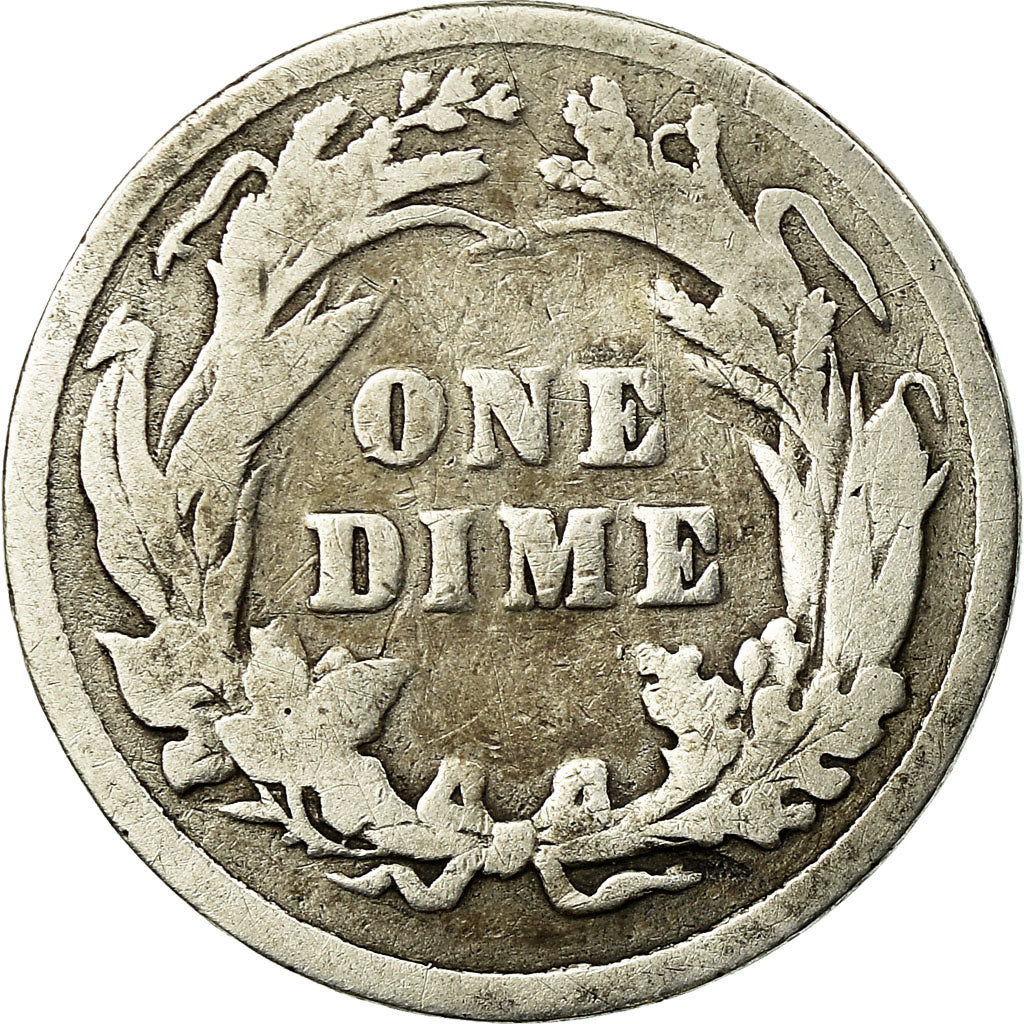 Coin, United States, Barber Dime, Dime, 1898, Philadelphia, F(12-15), Silver