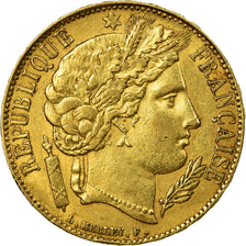 Moneda, Francia, Cérès, 20 Francs, 1851, Paris, MBC, Oro, KM:762, Gadoury:1059