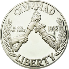 Coin, United States, Dollar, 1988, U.S. Mint, San Francisco, MS(63), Silver