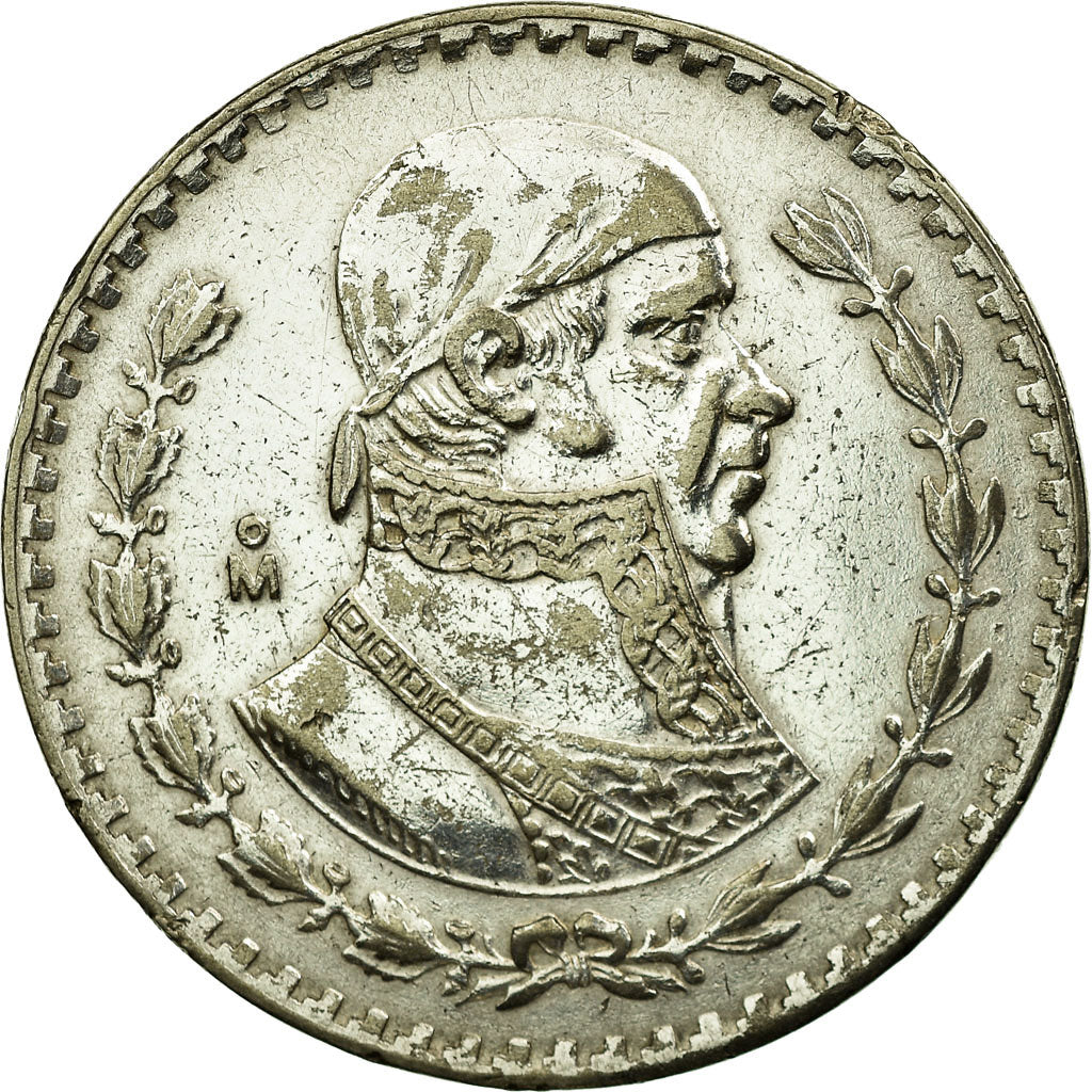 Coin, Mexico, Peso, 1966, Mexico City, EF(40-45), Silver, KM:459