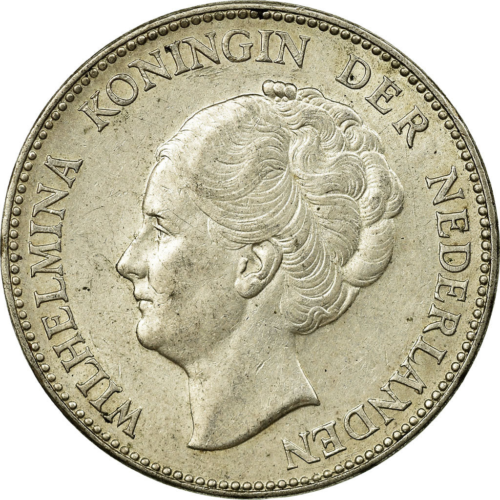 Munten, Nederland, Wilhelmina I, Gulden, 1939, ZF+, Zilver, KM:161.1