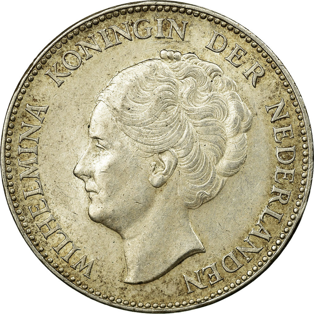 Coin, Netherlands, Wilhelmina I, Gulden, 1940, AU(55-58), Silver, KM:161.1