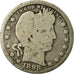 Moneda, Estados Unidos, Barber Quarter, Quarter, 1898, Philadelphia, BC, Plata