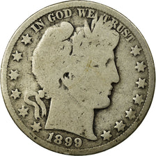 Coin, United States, Barber Half Dollar, Half Dollar, 1899, New Orleans