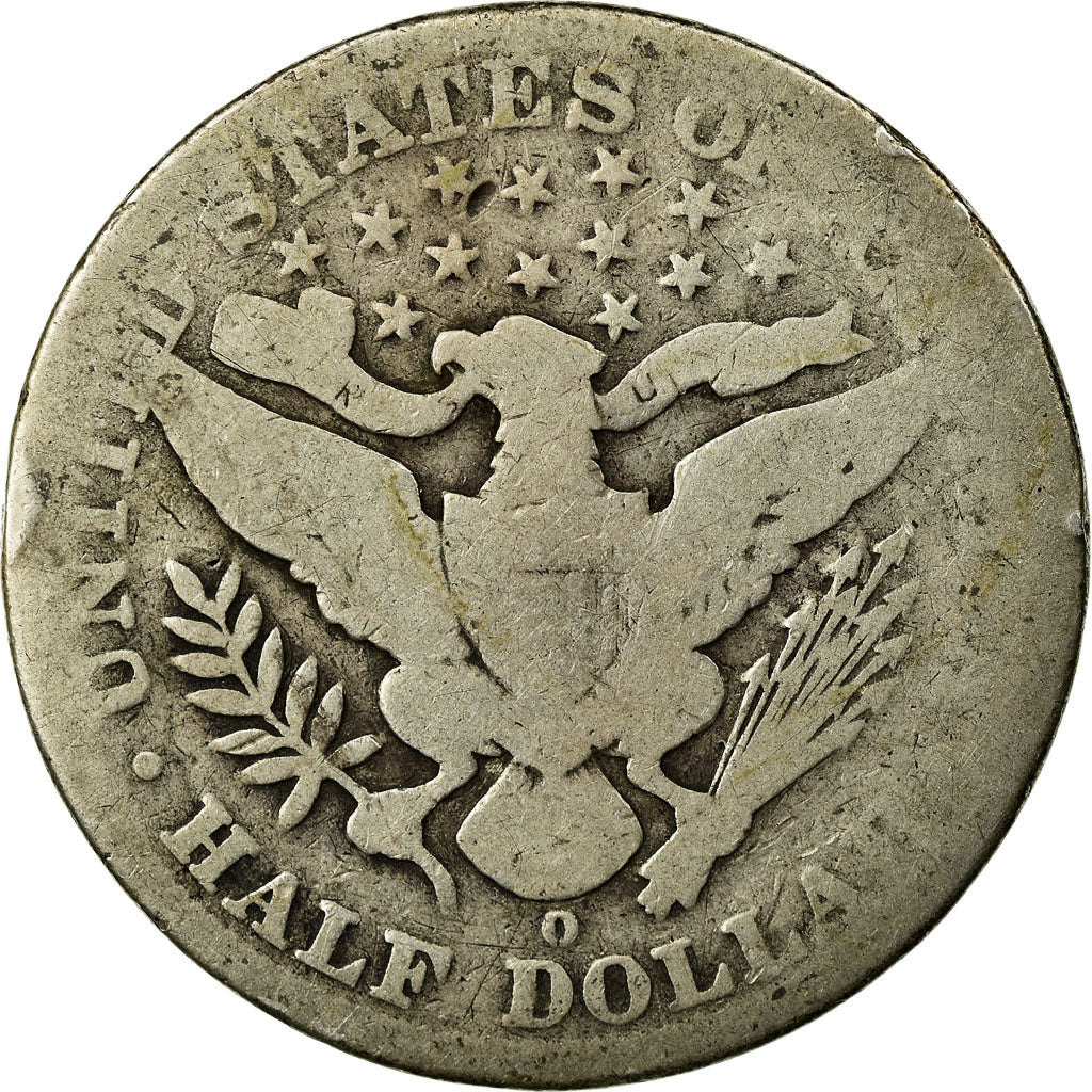 Coin, United States, Barber Half Dollar, Half Dollar, 1899, New Orleans