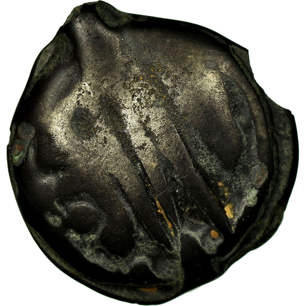 Coin, Sequani, Potin à la grosse tête, VF(20-25), Potin, Delestrée:3091
