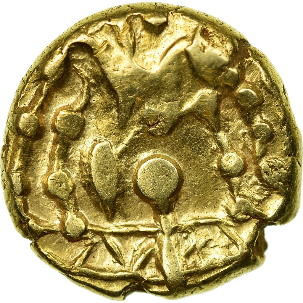 Coin, Ambiani, Stater, EF(40-45), Gold, Delestrée:235