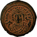 Coin, Maurice Tiberius, Half Follis, 593-4, Antioch, EF(40-45), Bronze, Sear:535