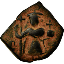 Coin, Arab-Byzantine, Fals, 670-690, Damascus, VF(30-35), Bronze