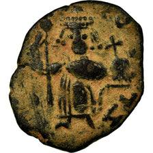 Munten, Arab-Byzantine, Fals, 670-690, Damascus, ZF, Bronze