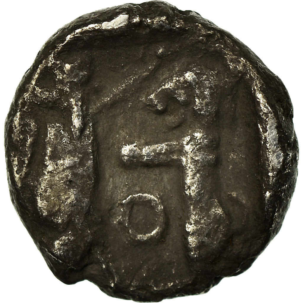 Münze, Phoenicia, Sidon, Baalshallim II, 1/16 Shekel, 401-366 BC, S+, Silber