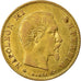 Moneda, Francia, Napoleon III, 5 Francs, 1860, Paris, BC+, Oro, KM:787.1