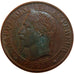 FRANCE, Napoléon III, 5 Centimes, 1865, Paris, KM #797.1, AU(50-53), Bronze, G..