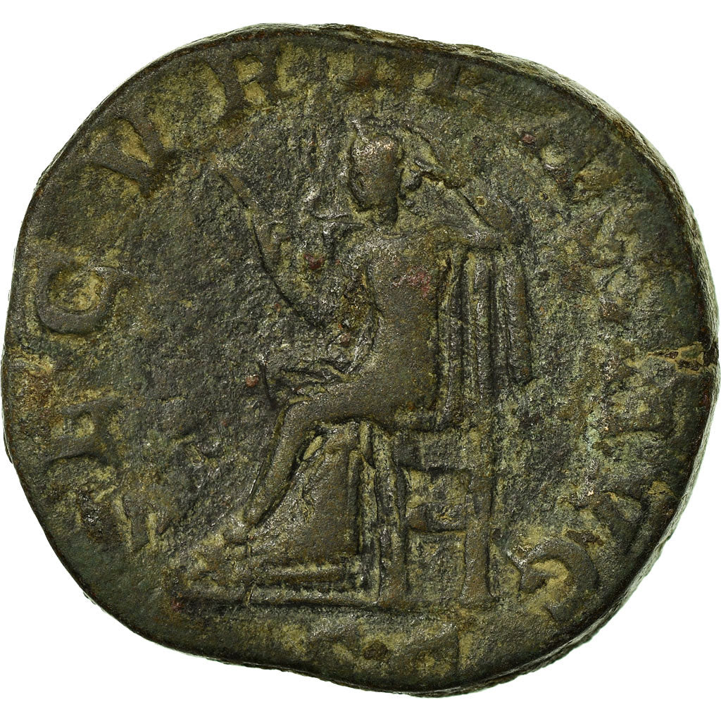 Coin, Gordian III, Sestertius, 240, Rome, VF(30-35), Bronze, RIC:311