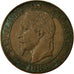 Monnaie, France, Napoleon III, Napoléon III, 5 Centimes, 1865, Strasbourg