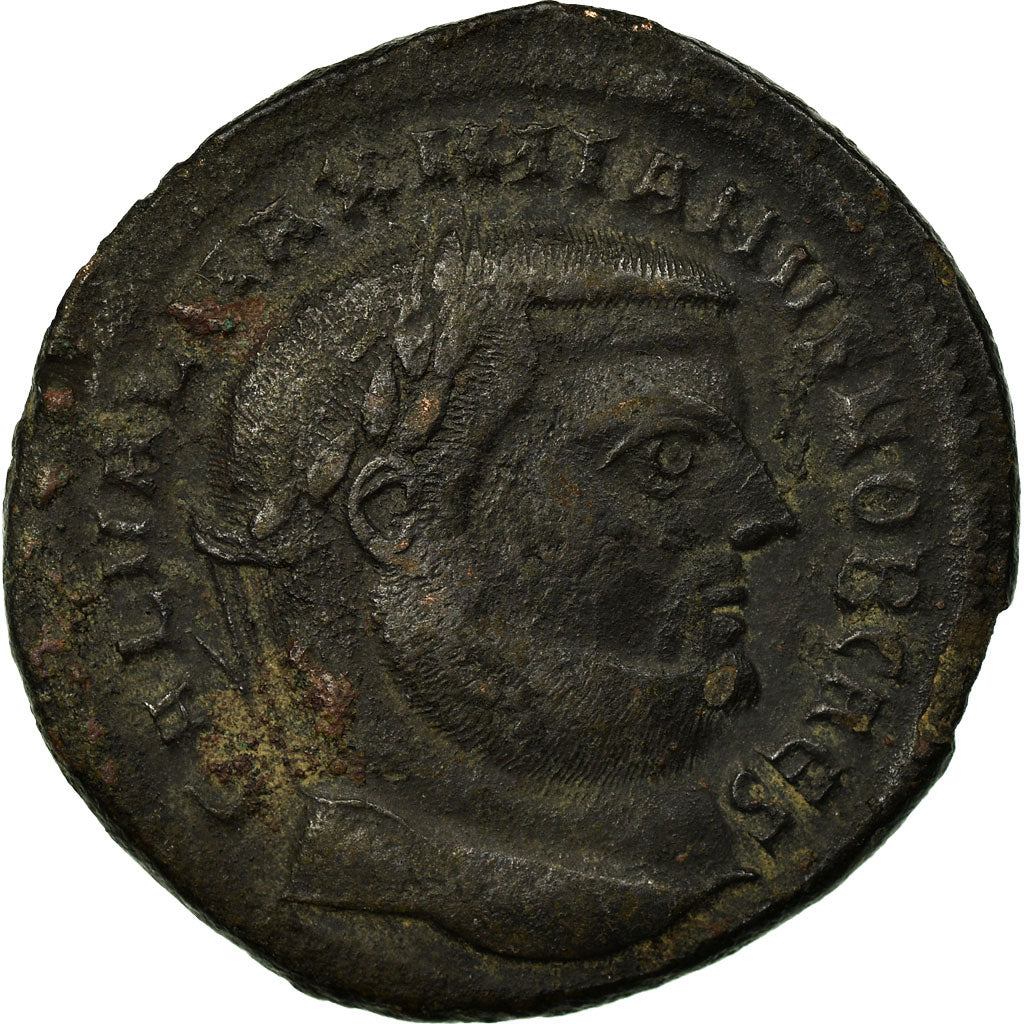 Moneda, Galerius, Follis, 304-305, Antioch, BC+, Bronce, RIC:59b