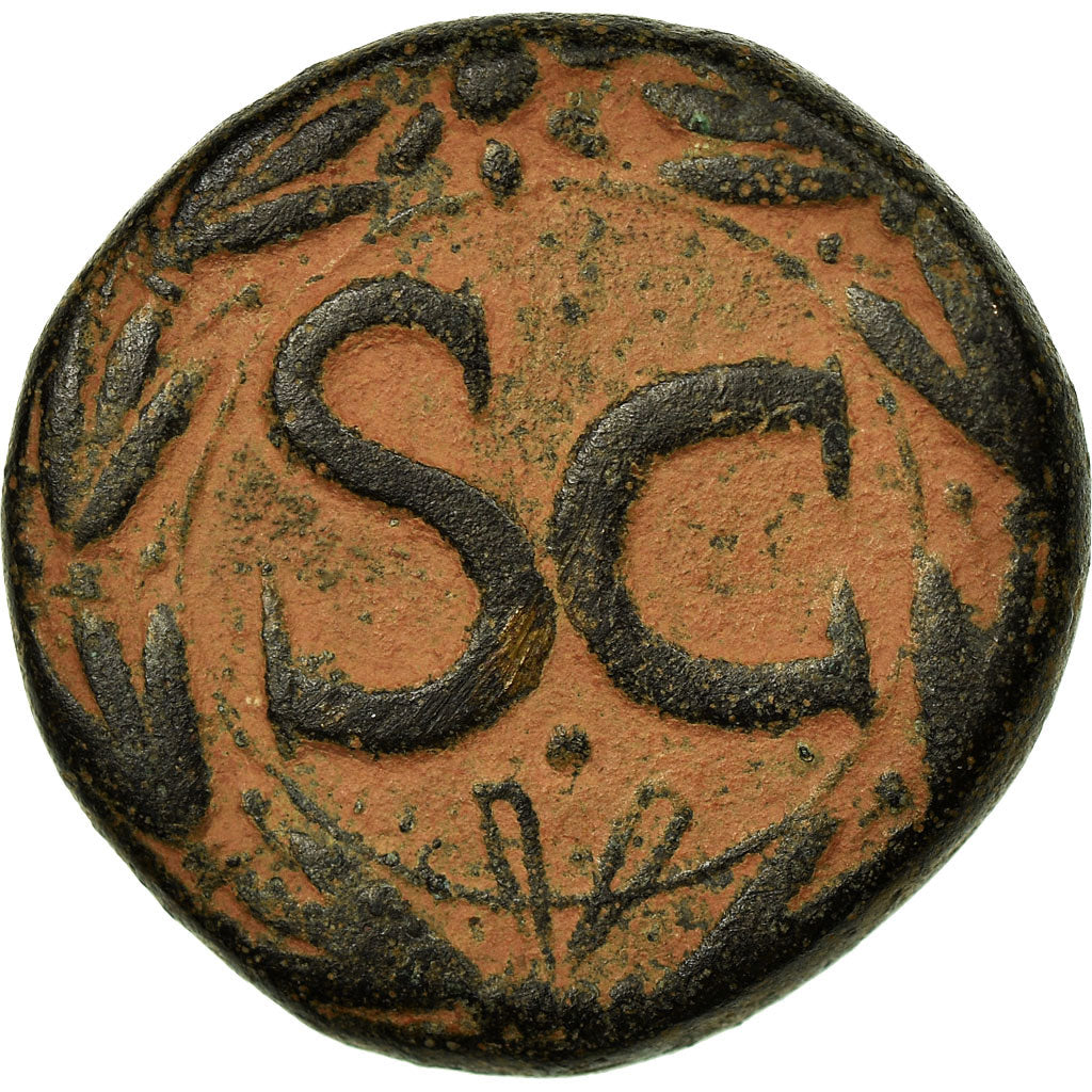 Coin, Seleucis and Pieria, Tiberius, As, 14-37 AD, Antioch, VF(20-25), Bronze