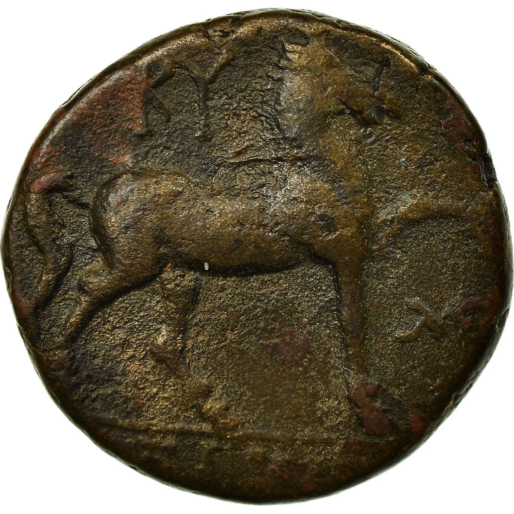 Coin, Aeolis, Kyme, Bronze Æ, 250-190 BC, EF(40-45), Bronze