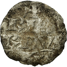 Moneda, Francia, Poitou, Richard Cœur de Lion, Obol, BC+, Plata, Boudeau:472