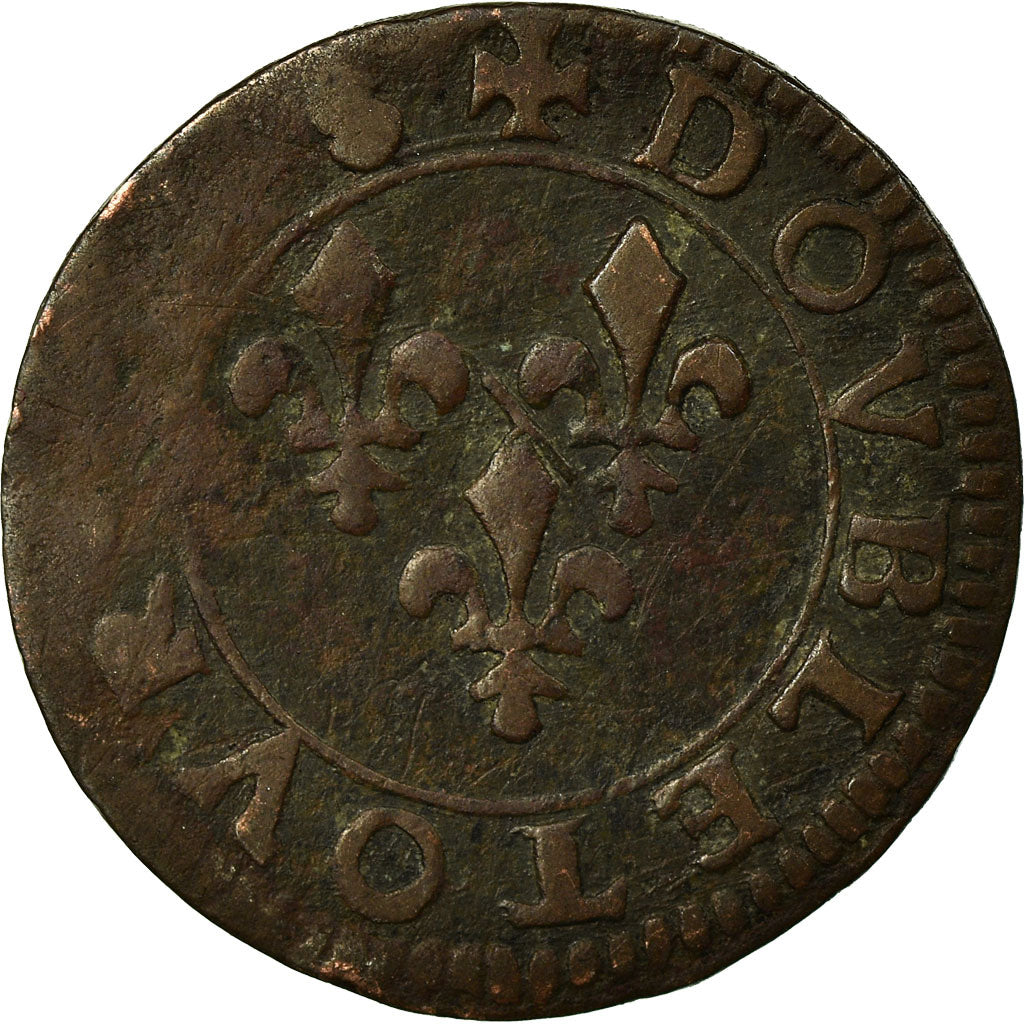 Moneta, Francia, CHATEAU-RENAUD, François de Bourbon, Double Tournois, MB