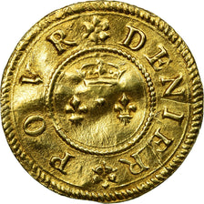 Francia, Denarius, Wedding, Treizain ou denier pour épouser, BB+, Vermeil