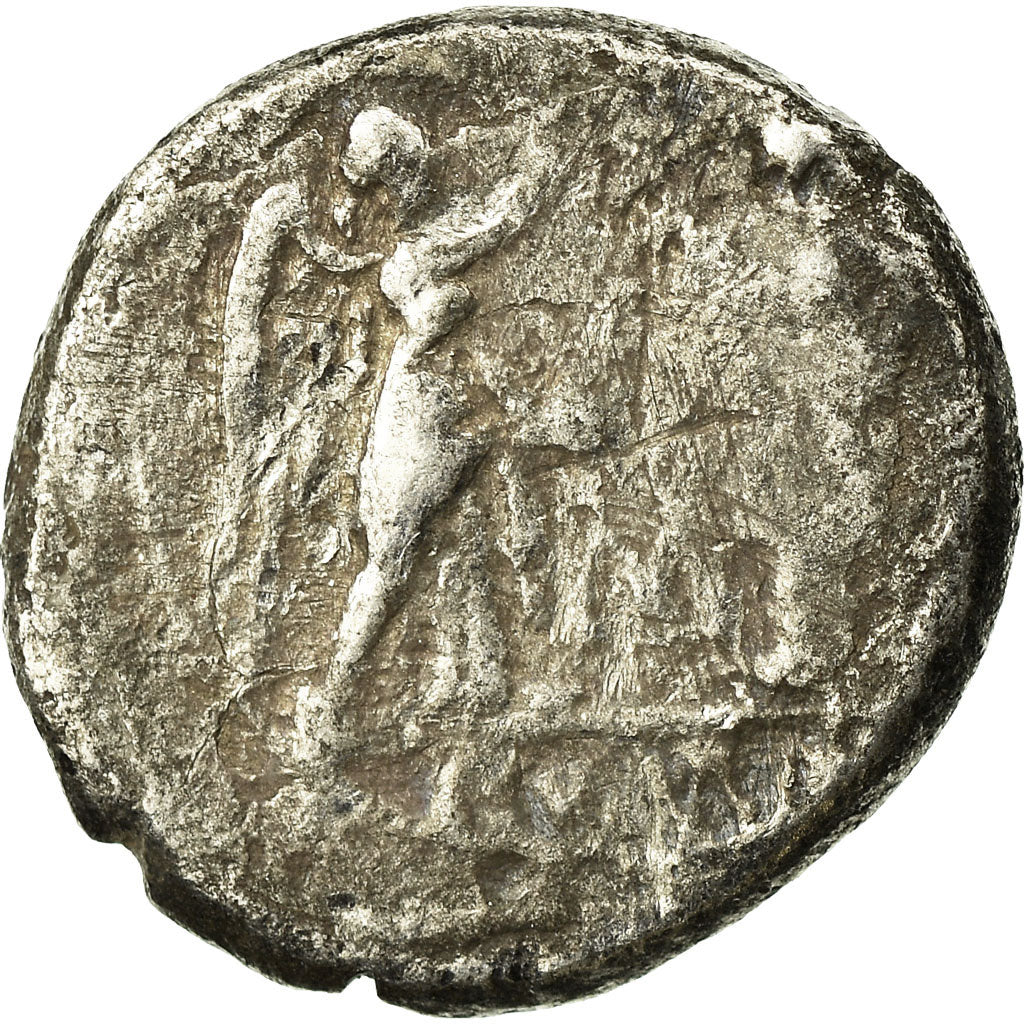 Coin, Anonymous, Victoriatus, 211-208 BC, Sicily, F(12-15), Silver