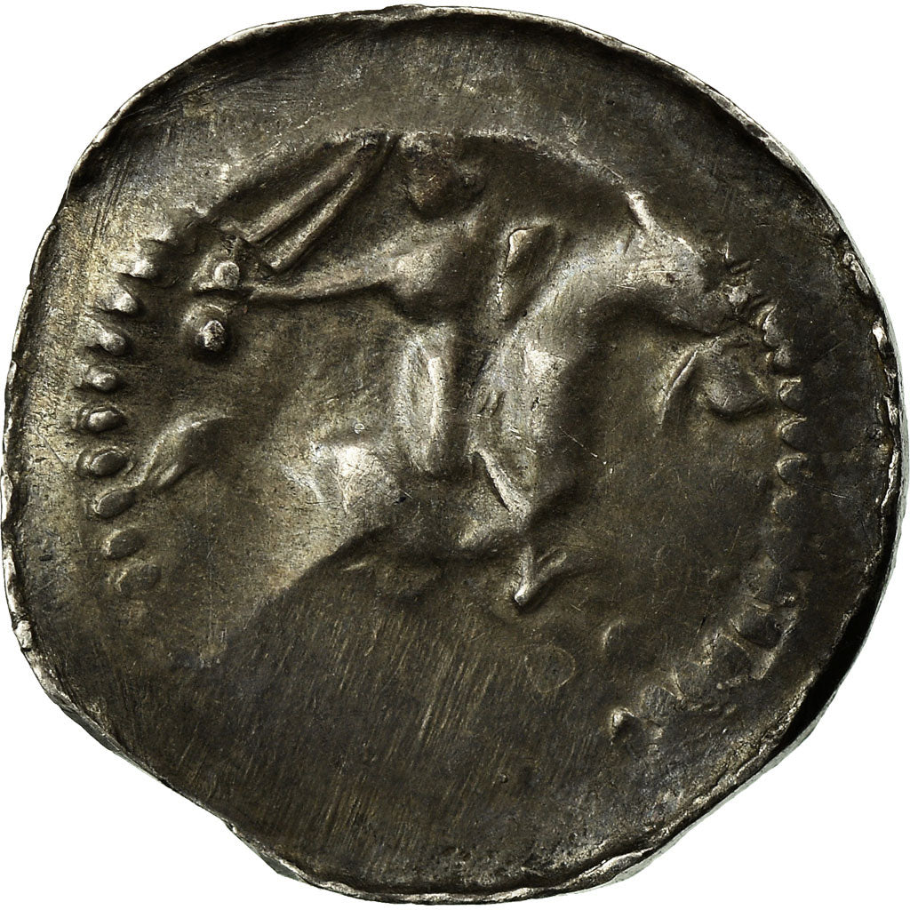 Moneta, Francia, LORRAINE, Thibaud II, Denarius, 1281-1303, Neufchâteau, BB