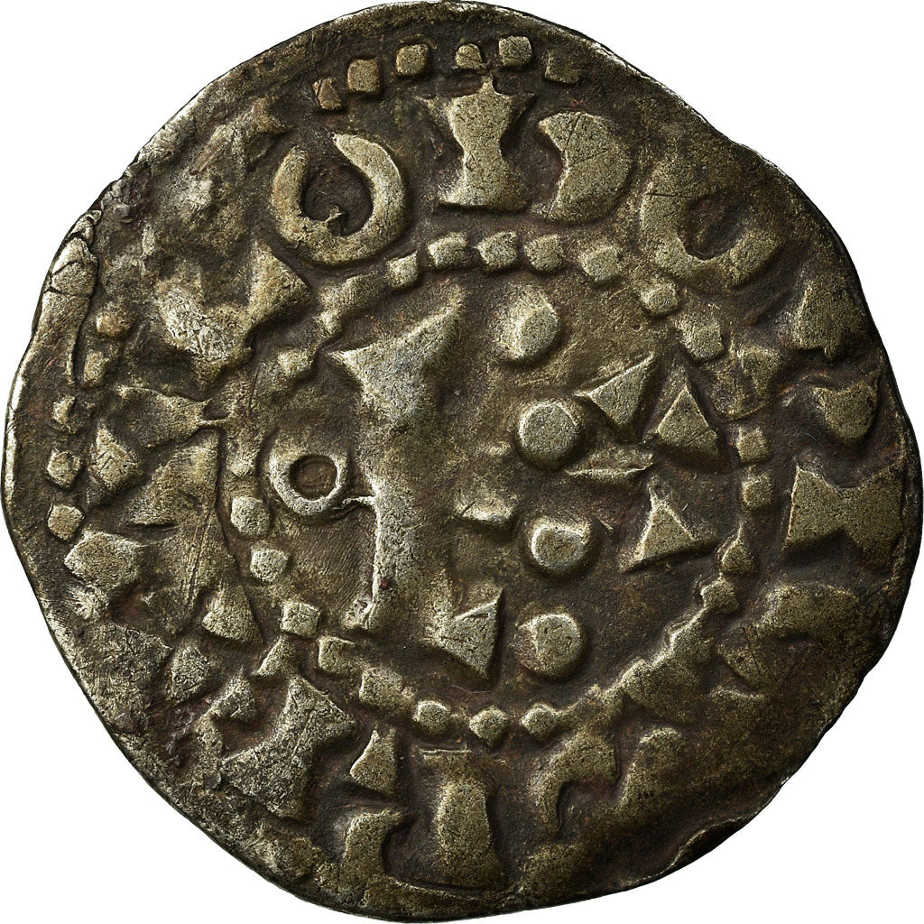 Coin, France, Louis VI, Denarius, Étampes, EF(40-45), Silver, Duplessy:102