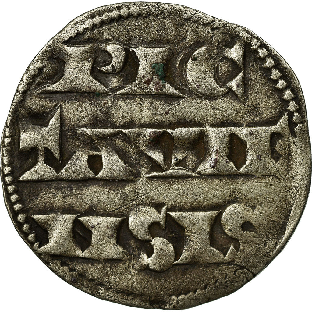 France, Poitou, Richard Cœur de Lion, Denarius, EF(40-45), Silver, Boudeau:420