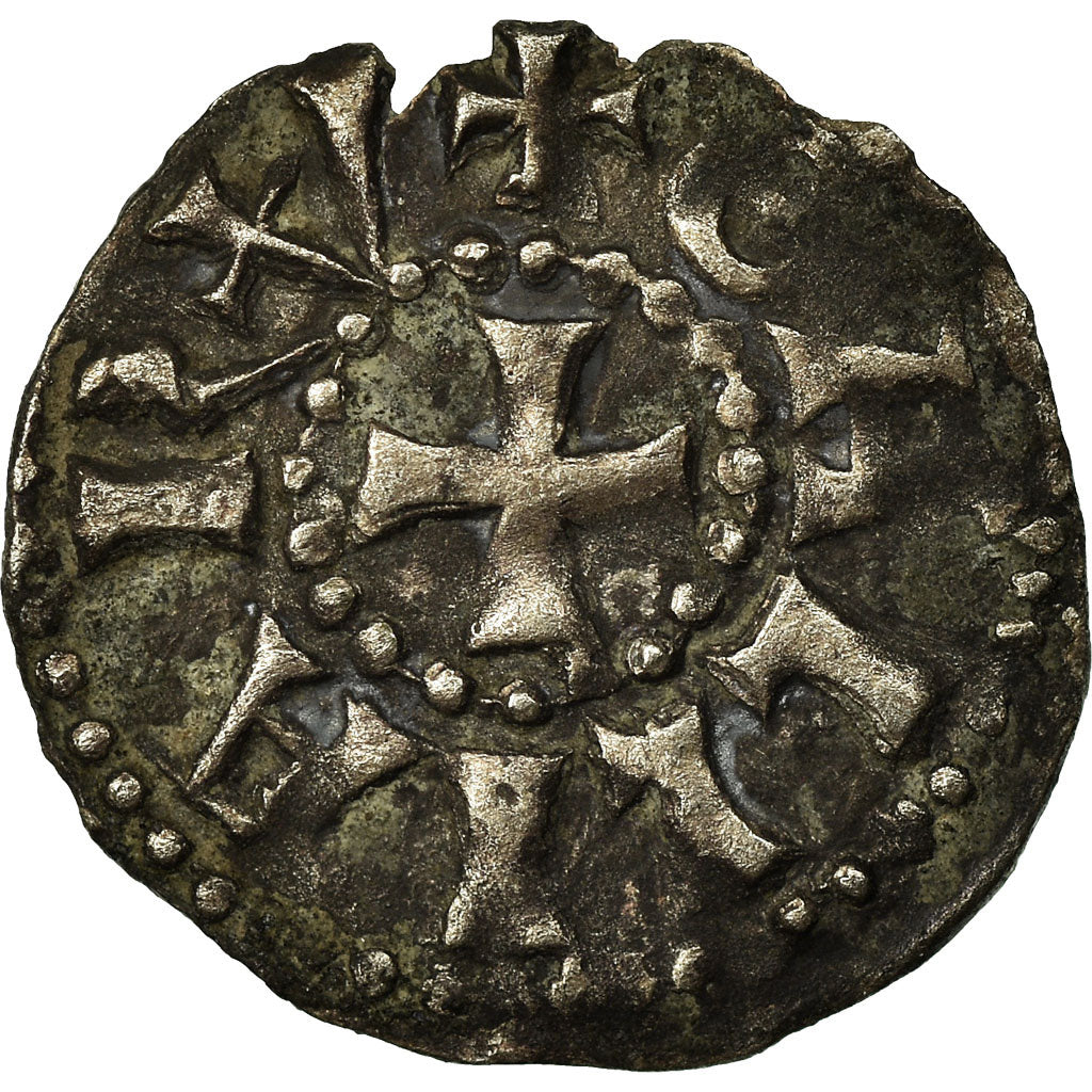 Monnaie, France, Lyonnais, Anonymes, Obole, 1100-1150, Lyon, TTB, Argent