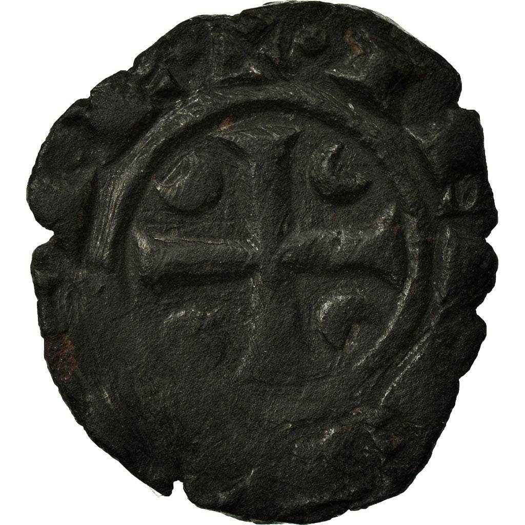 Coin, Italy, SICILY, Corrado II, Denarius, 1254-1258, Brindisi, EF(40-45)